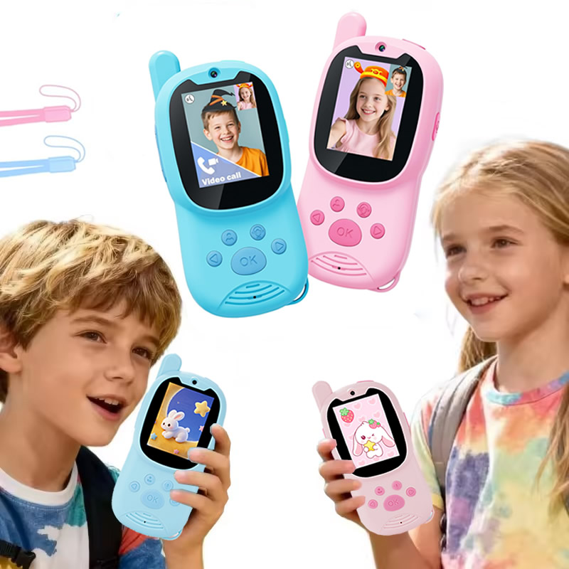 Kids Outdoor Voices - Pack de 2 talkies-walkies vidéo pour