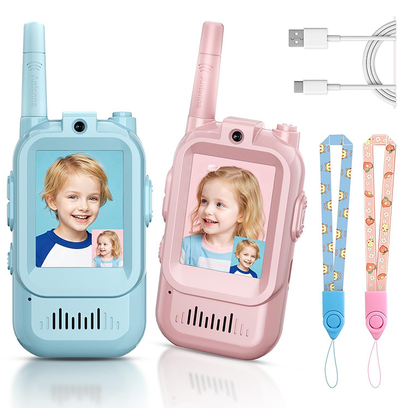 Kids Outdoor Voices - Talkie-walkie vidéo pour enfants, 2 pièces,