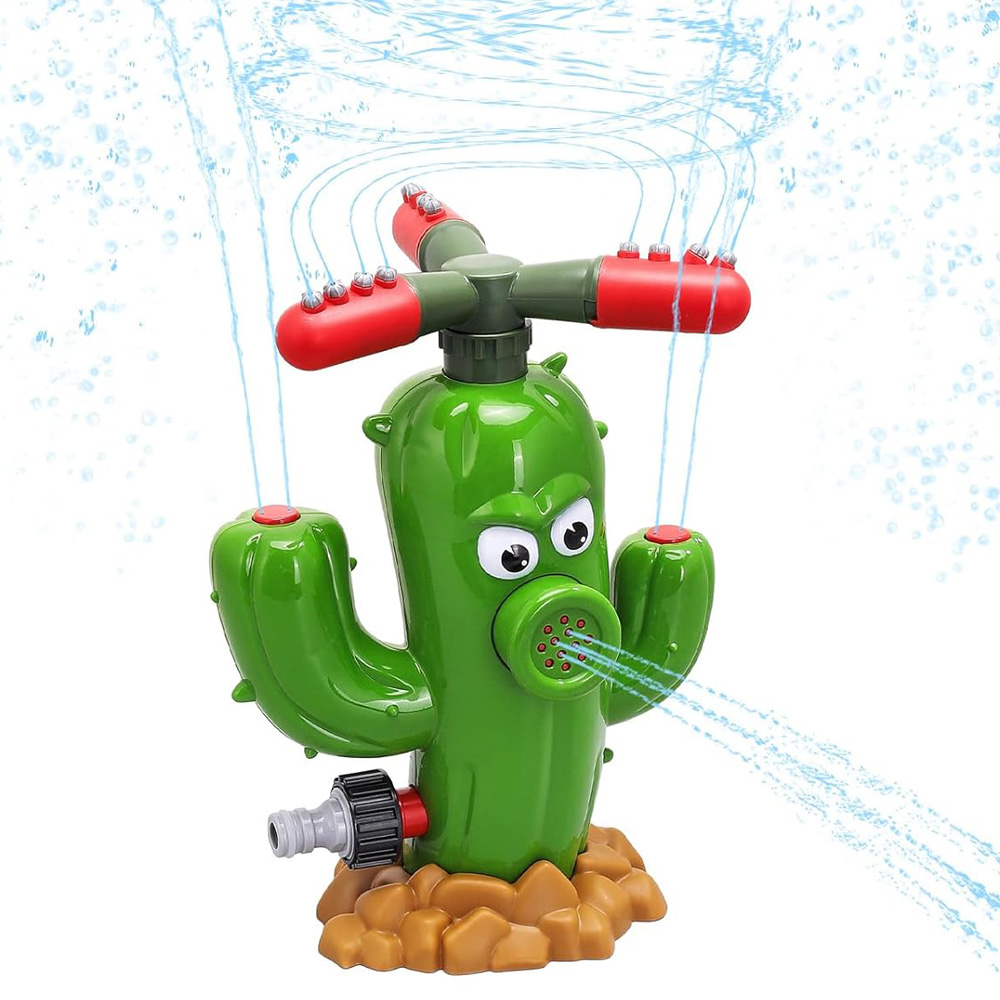Sprinkler Splash Pad - Jouet d'arrosage en forme de cactus,