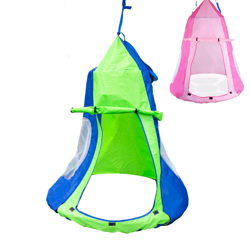 Kids Outdoor Nest Swing - Tente de balançoire mentaires orielle pour