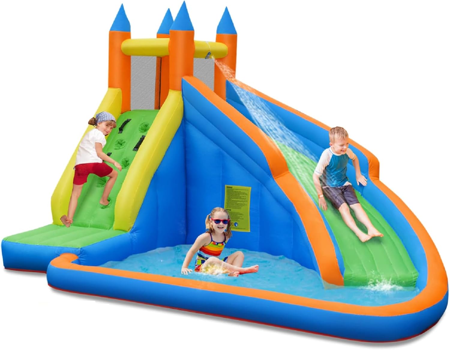 Kids Outdoor Climbing - Parc aquatique gonflable géant avec mur