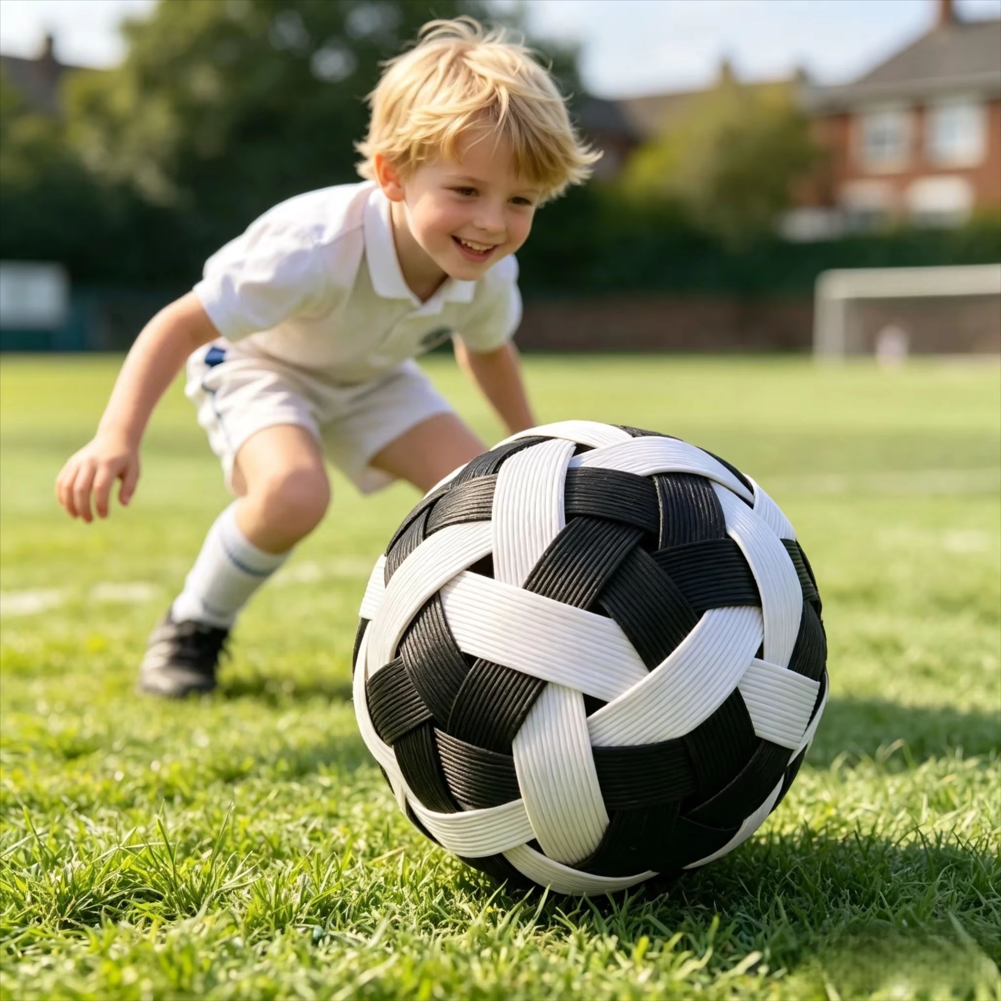 Kids Outdoor Games - Ballon de Sepak Takraw en rotin