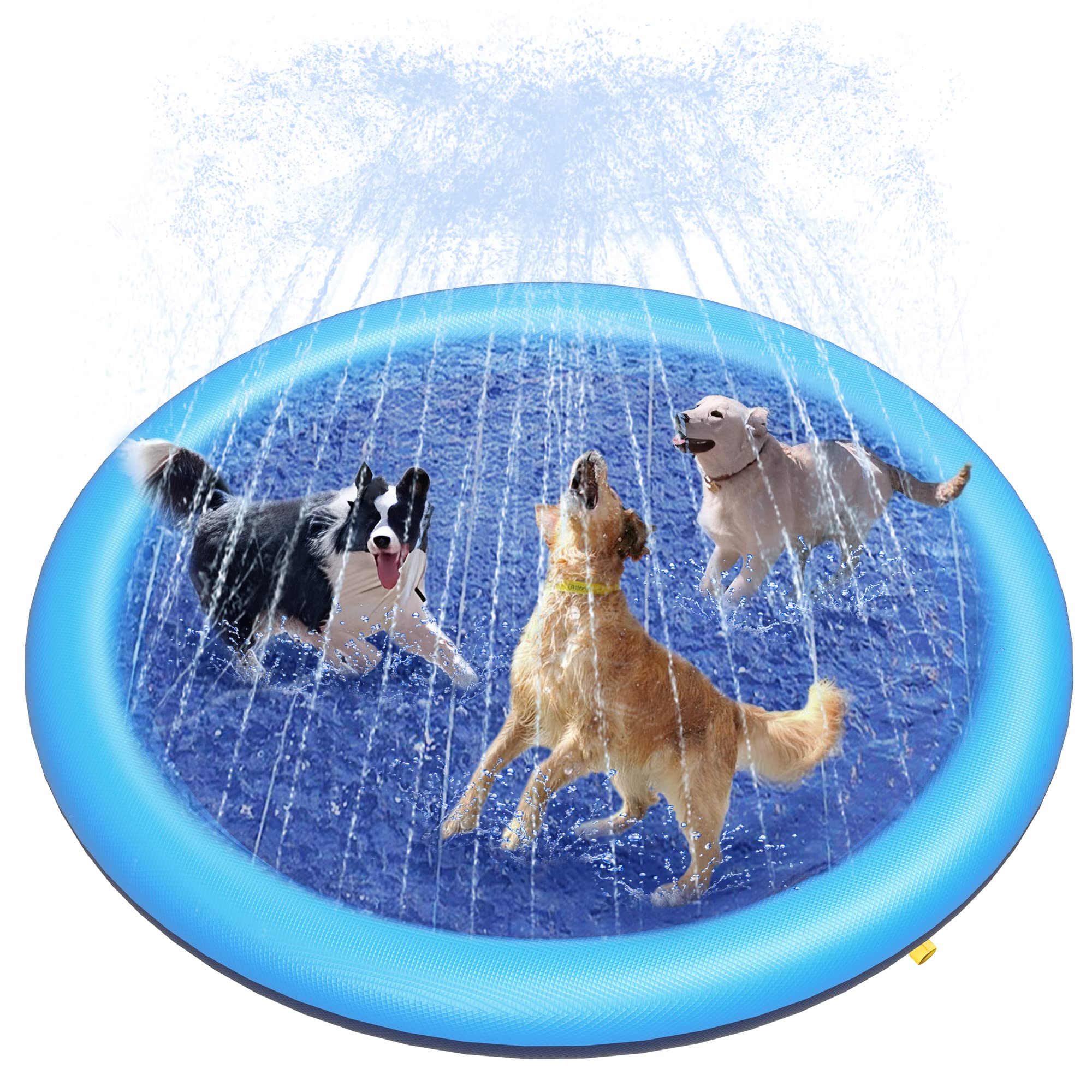 Sprinkler Splash Pad - Tapis de jeu aquatique pour chien,