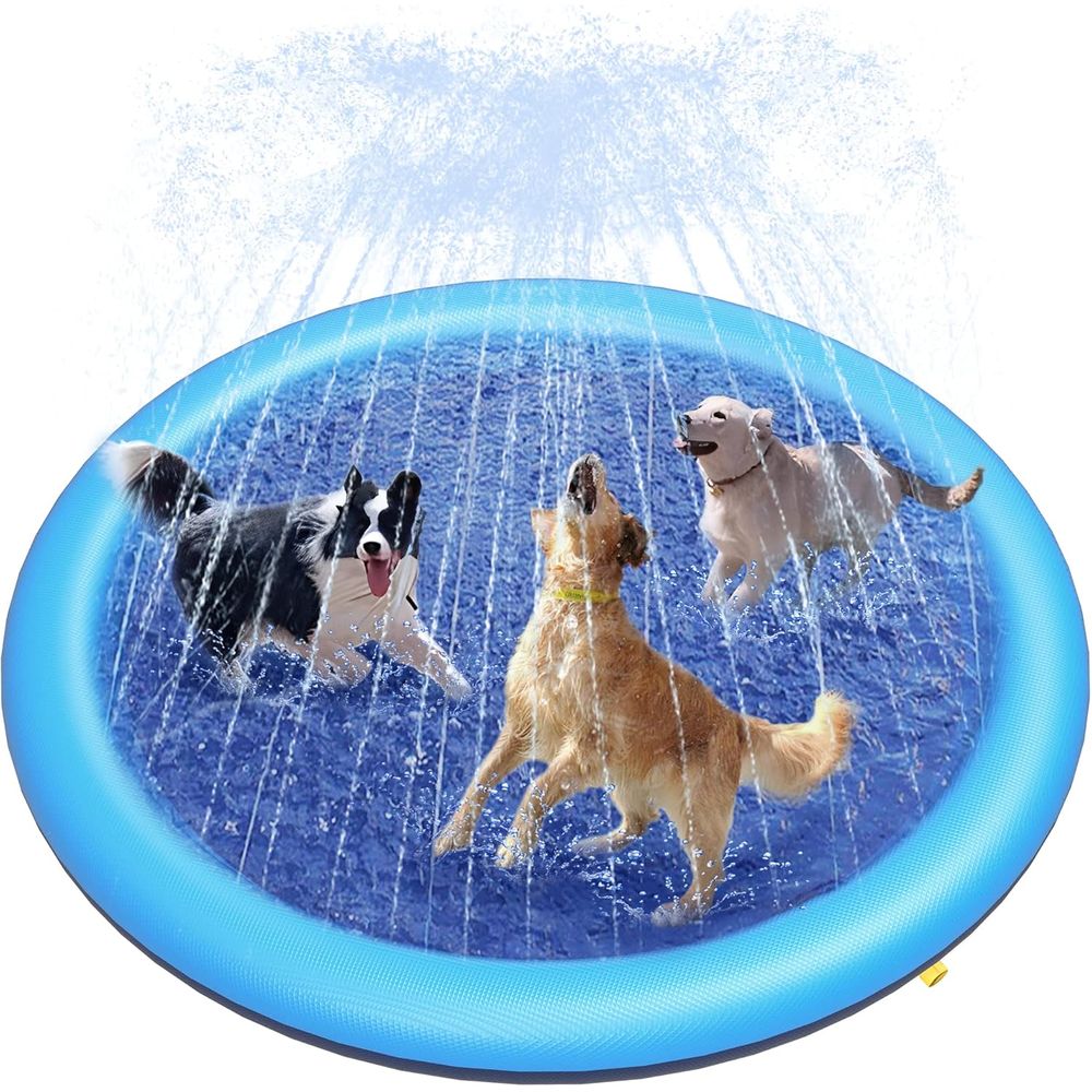 Sprinkler Splash Pad - Piscine pour chien antidérapante ou tapis