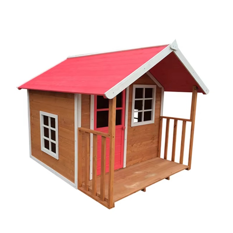 Kids Outdoor Cubby House - Maisonnette de jardin en bois pour