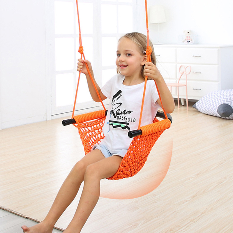 Kids Outdoor Nest Swing - Hamac pour enfants, nid, balançoire, tissage