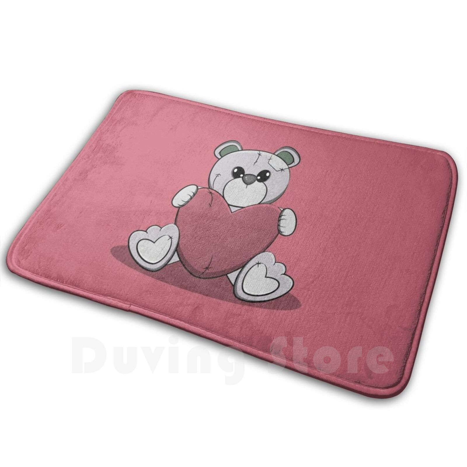 Kids Outdoor Floor Cushions - Ours en peluche et blessure, tapis,