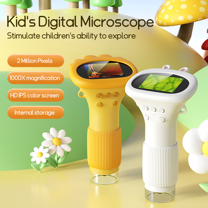 Kids.Outdoor Utensils - Microscope de poche miniature 2,0 pouces