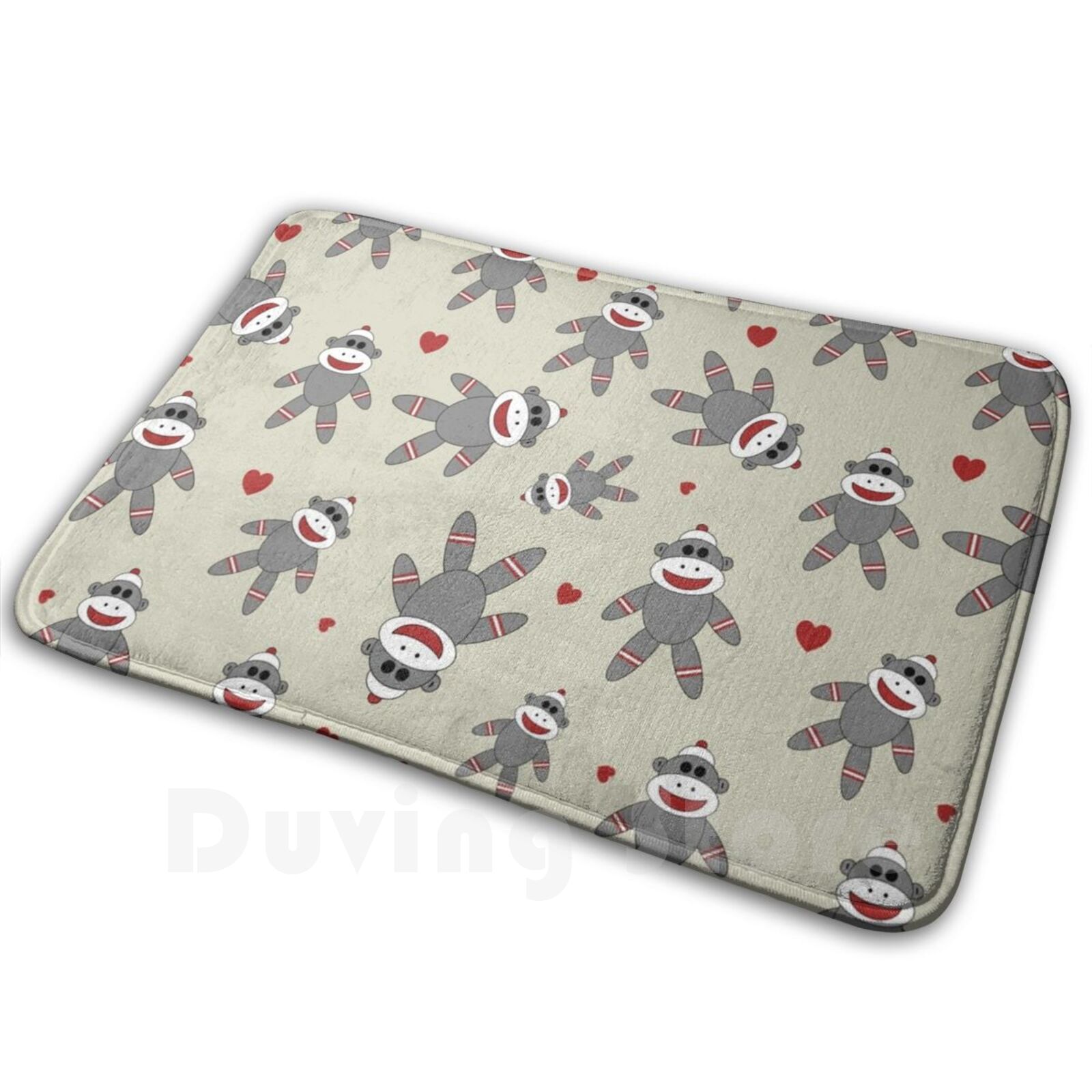 Kids Outdoor Floor Cushions - Mignon chaussette singe tapis tapis tapis