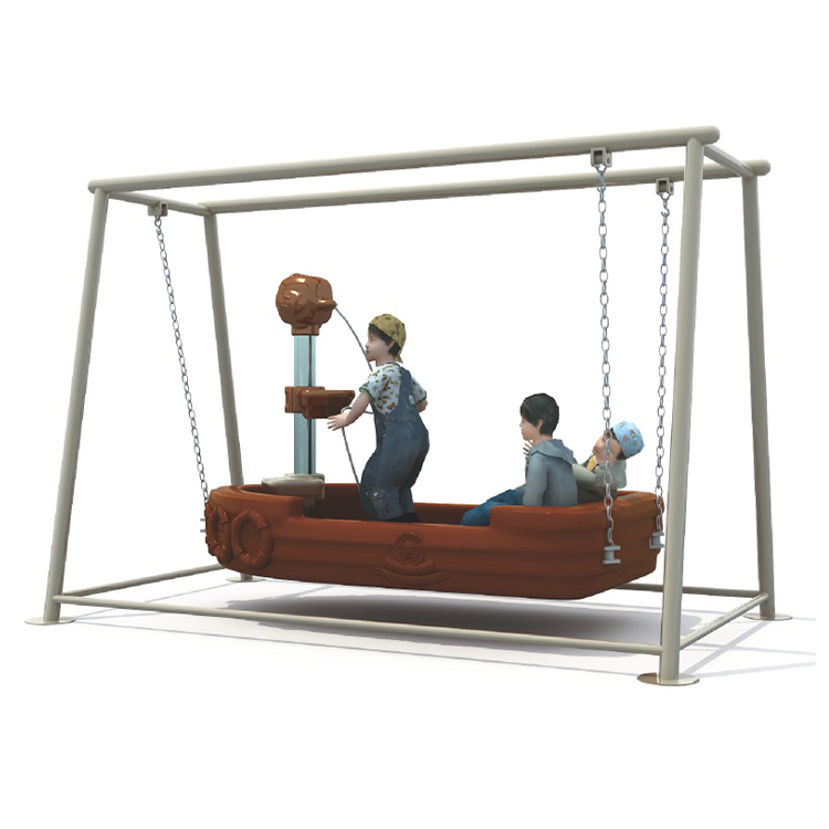 Kids Outdoor Equipment - Chaise pivotante en forme de bateau
