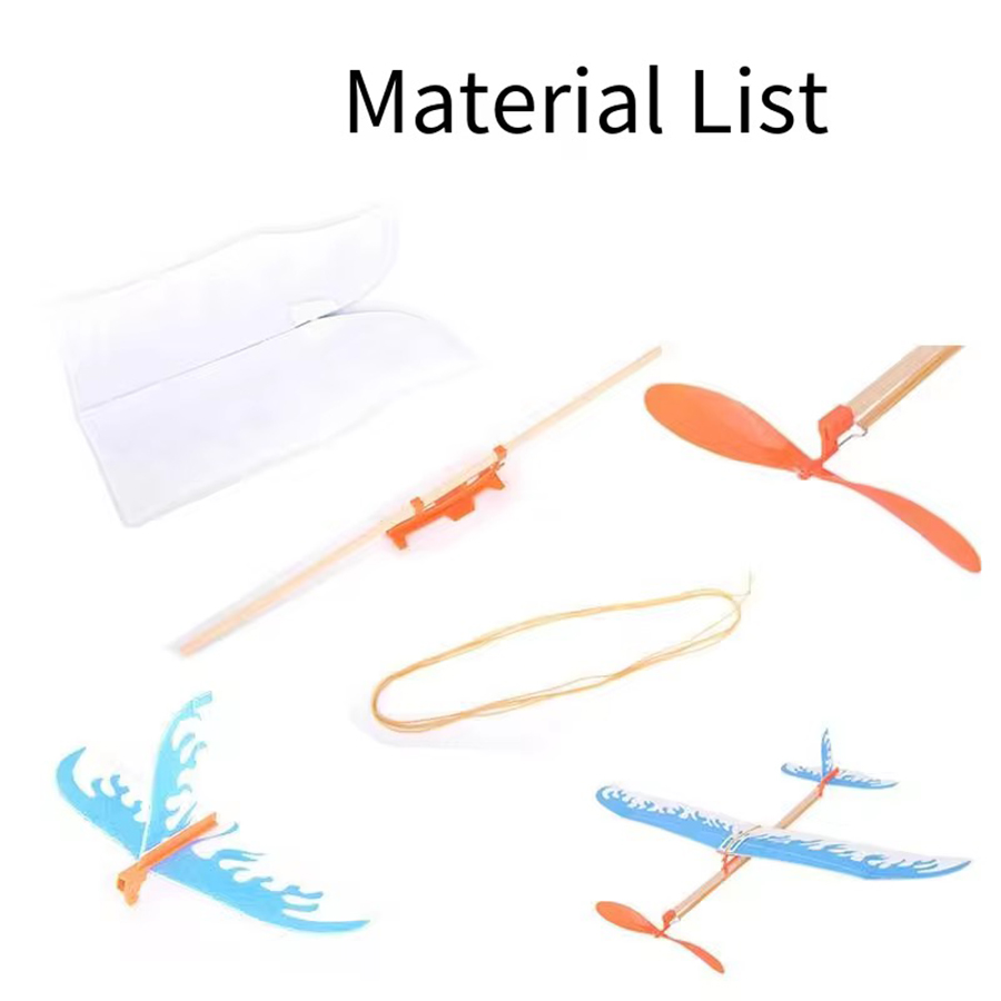 Kit d'avions à élastiques DIY, - Kids Outdoor Games avis et prix