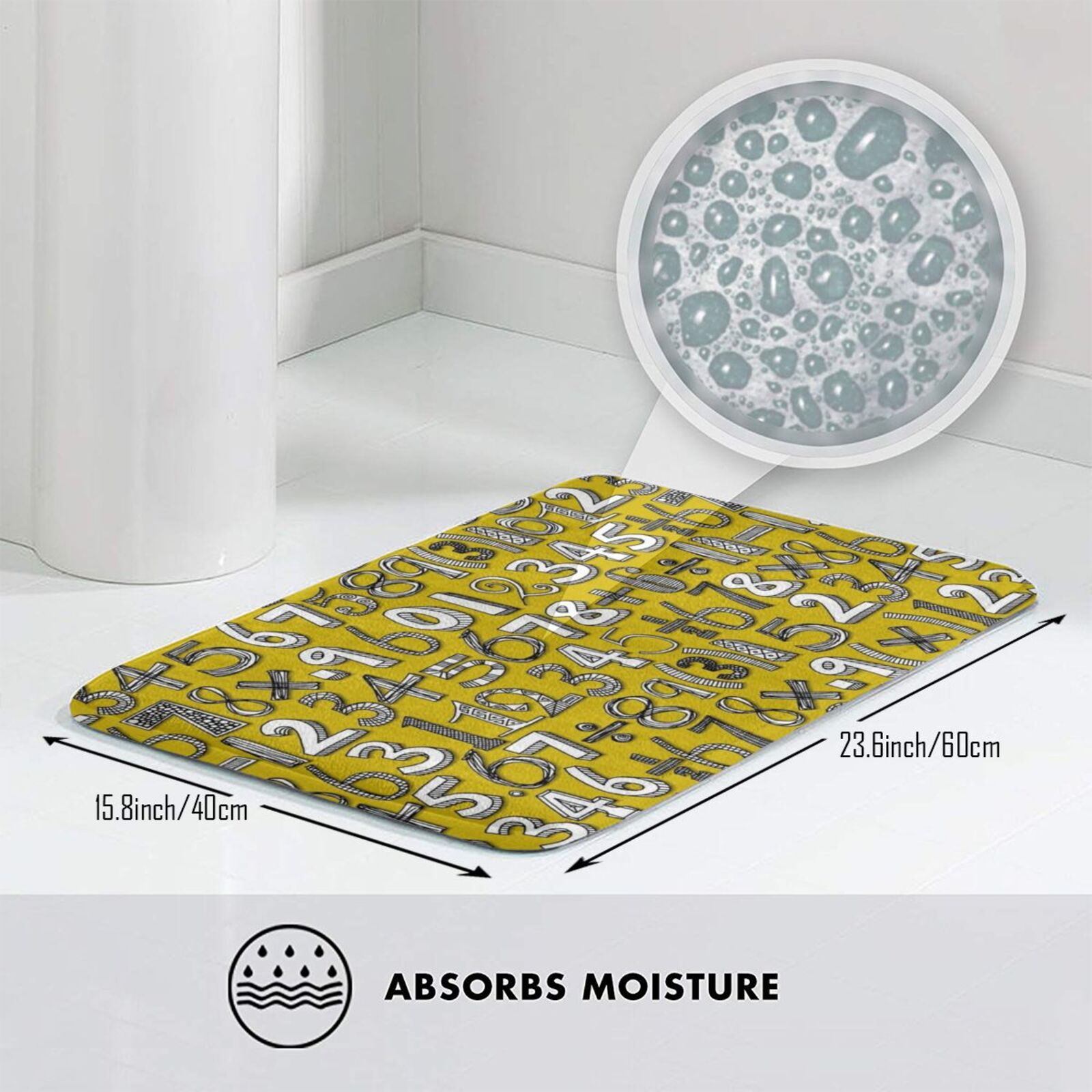 Math Doodle – tapis jaune, cou - Kids Outdoor Floor Cushions avis et prix
