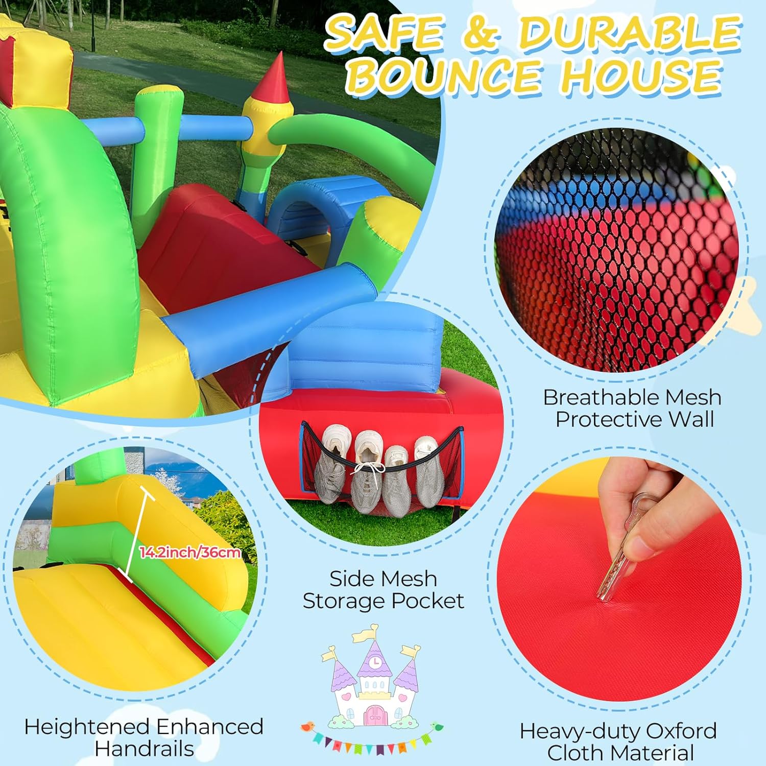 Parcours d'obstacles gonflable - Kids Outdoor Wendy House avis et prix