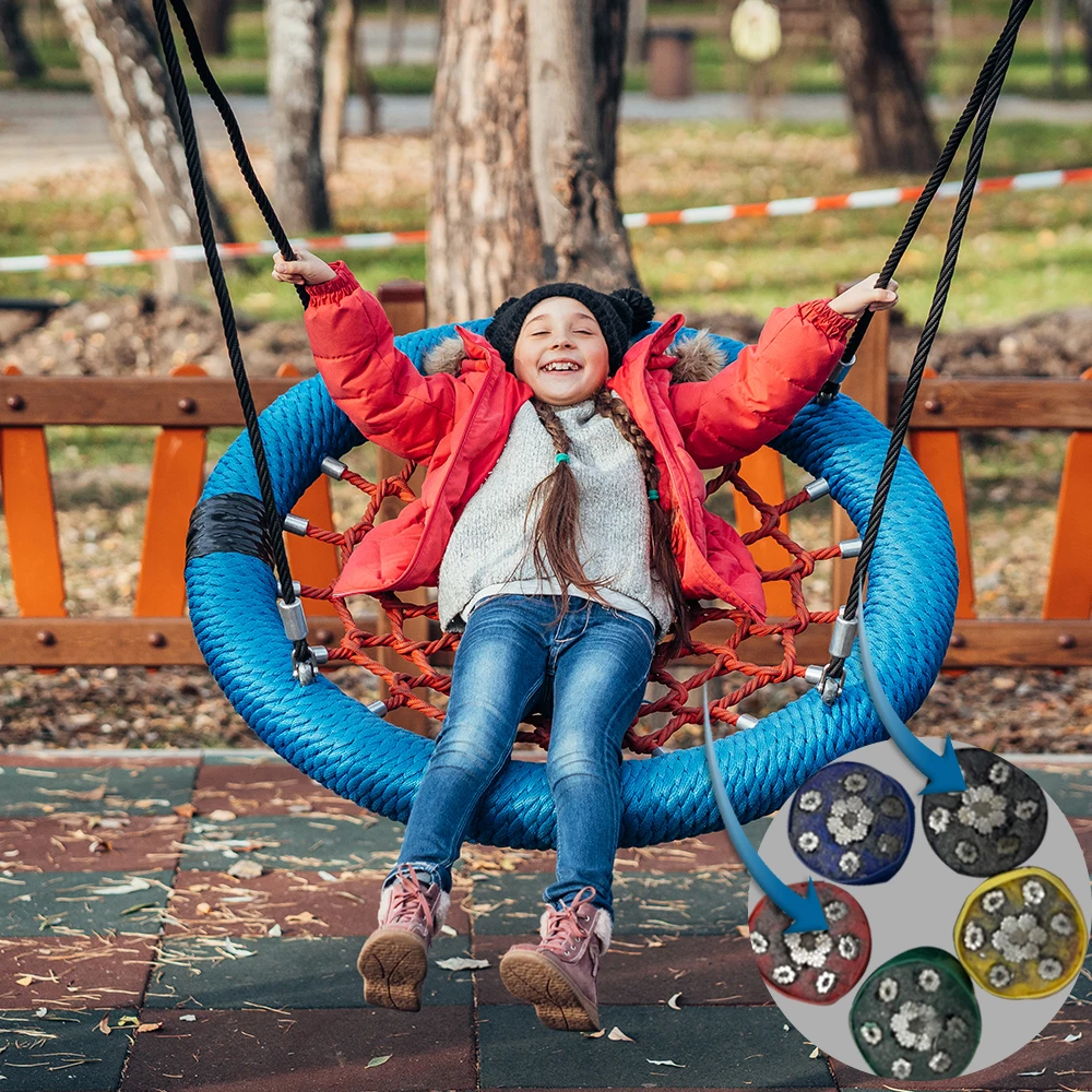Balançoire Nid d'abeille Bleue - Kids Outdoor Nest Swing avis et prix