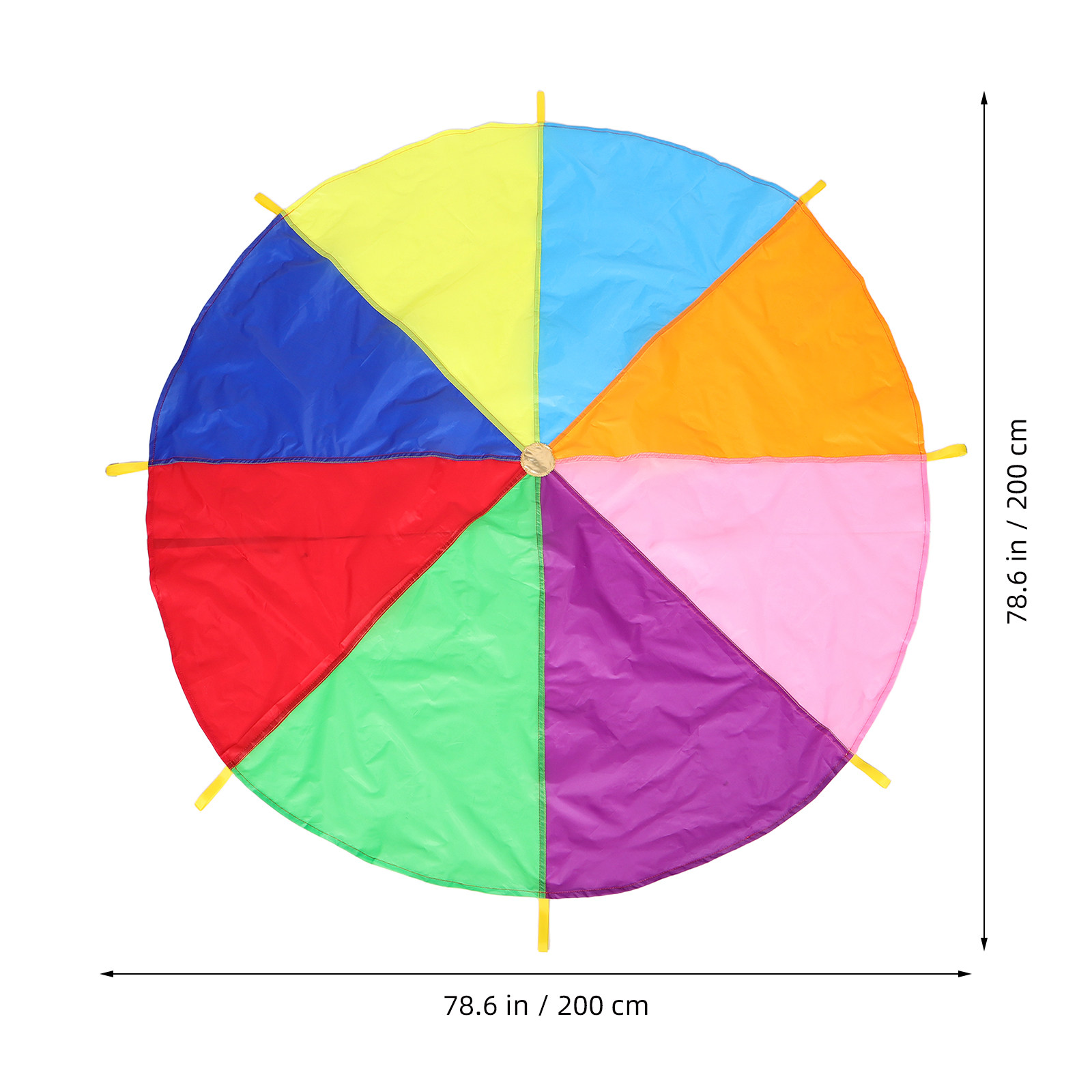 Parachute arc-en-ciel pour enf - Kids Outdoor Games avis et prix