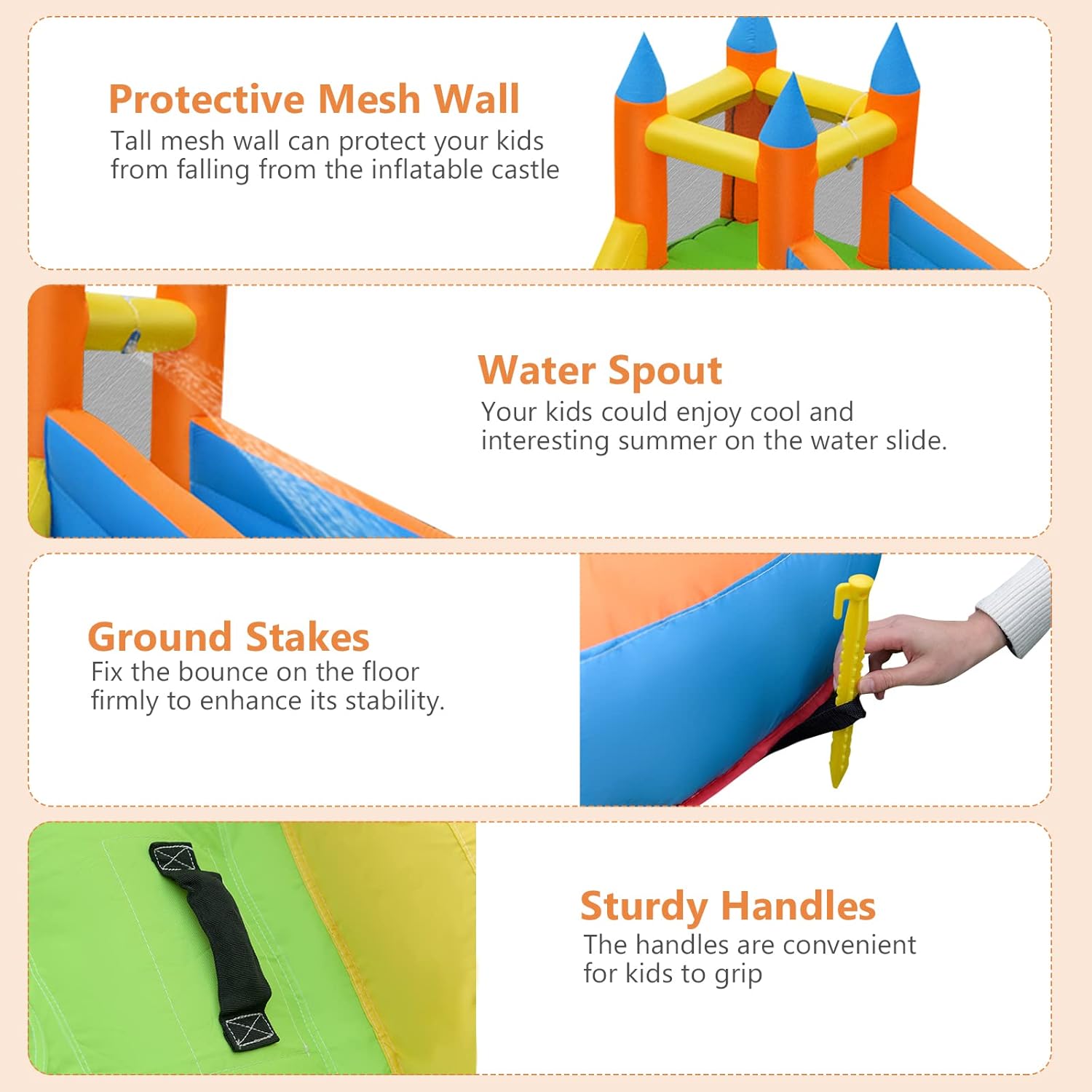 Parc aquatique gonflable géant - Kids Outdoor Climbing avis et prix