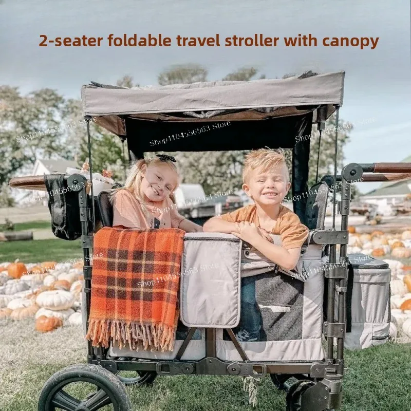 Wagon pliant 2 places avec auv - Kids.Outdoor Utensils avis et prix