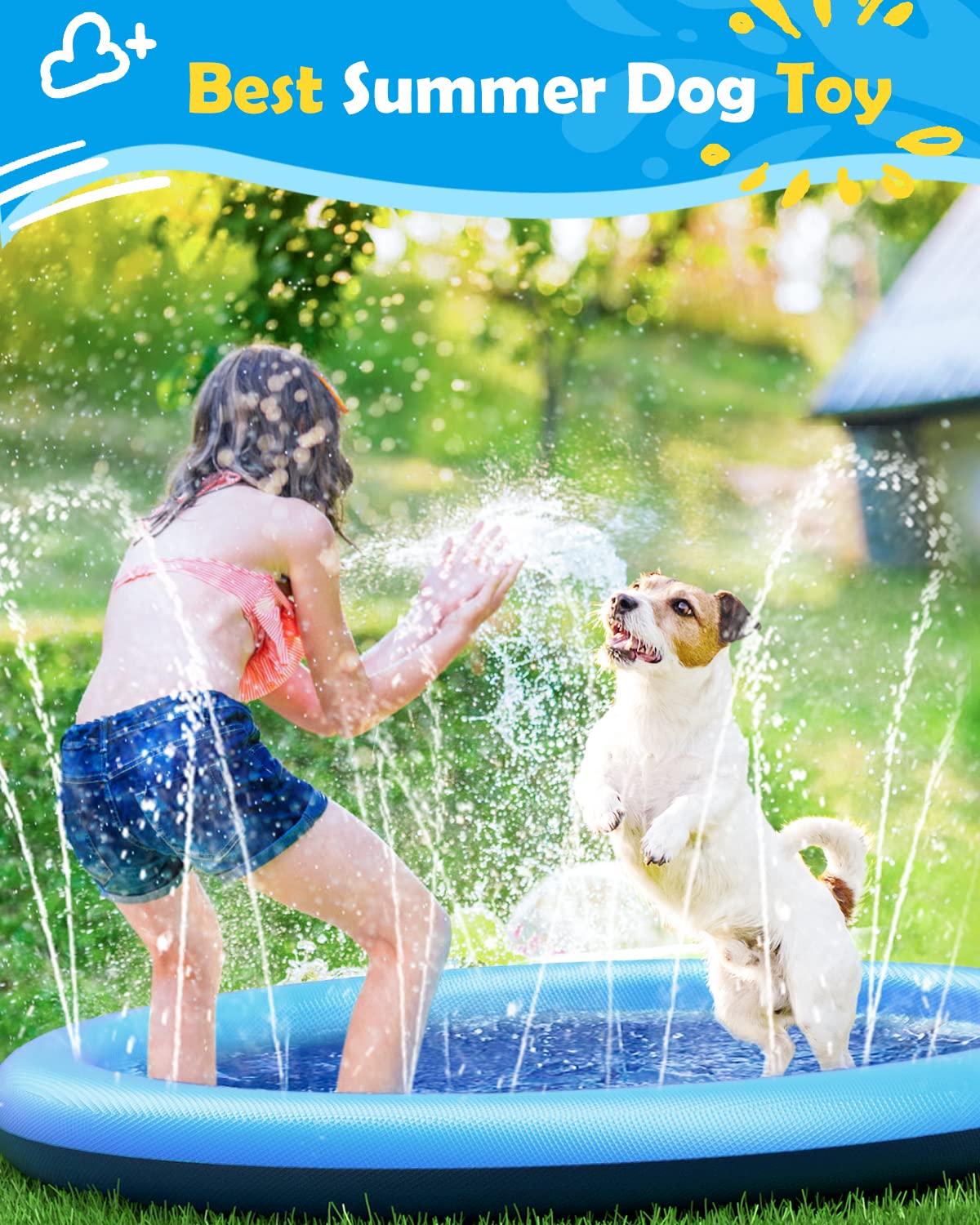Tapis de jeu aquatique pour ch - Sprinkler Splash Pad avis et prix