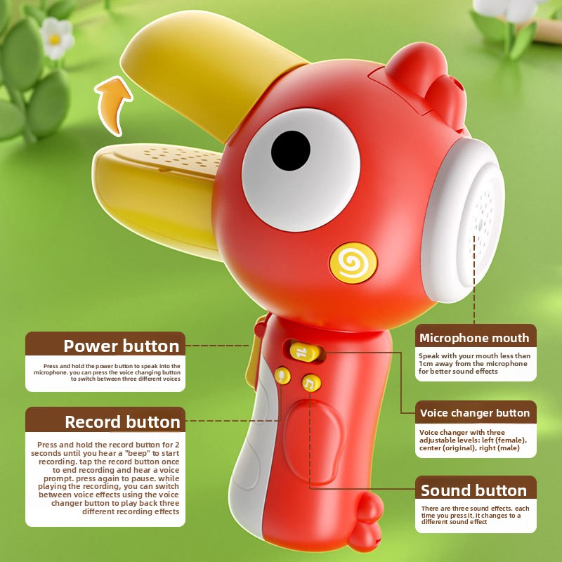 Oiseau parlant et enregistrant - Kids Outdoor Voices avis et prix