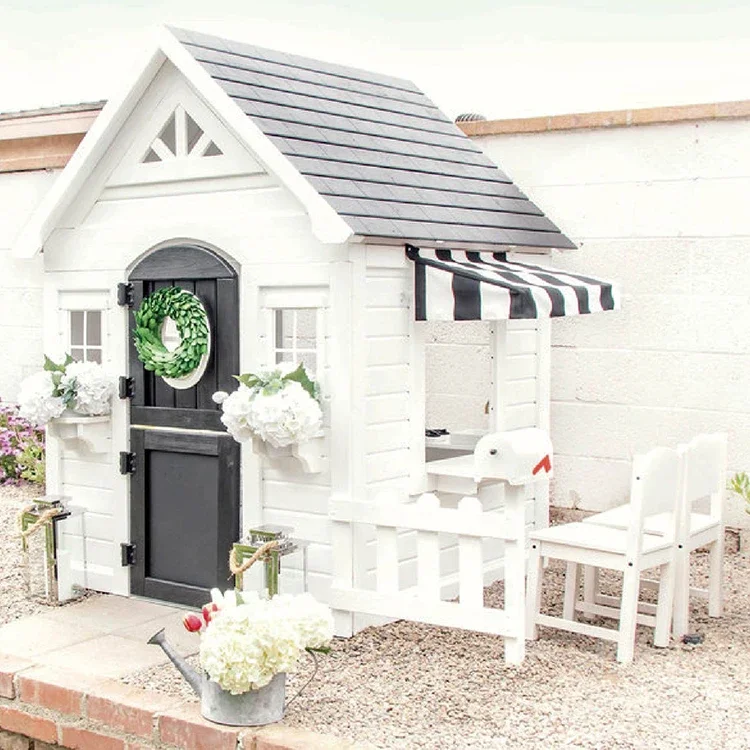 Maisonnette de jeu simple avec - Kids Outdoor Cubby House avis et prix