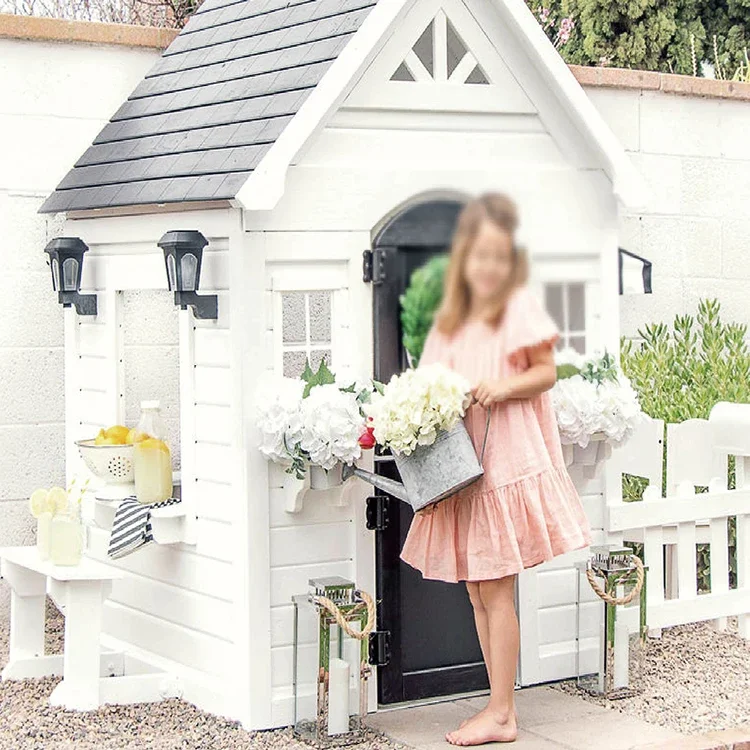 Maisonnette de jeu simple avec - Kids Outdoor Cubby House avis et prix