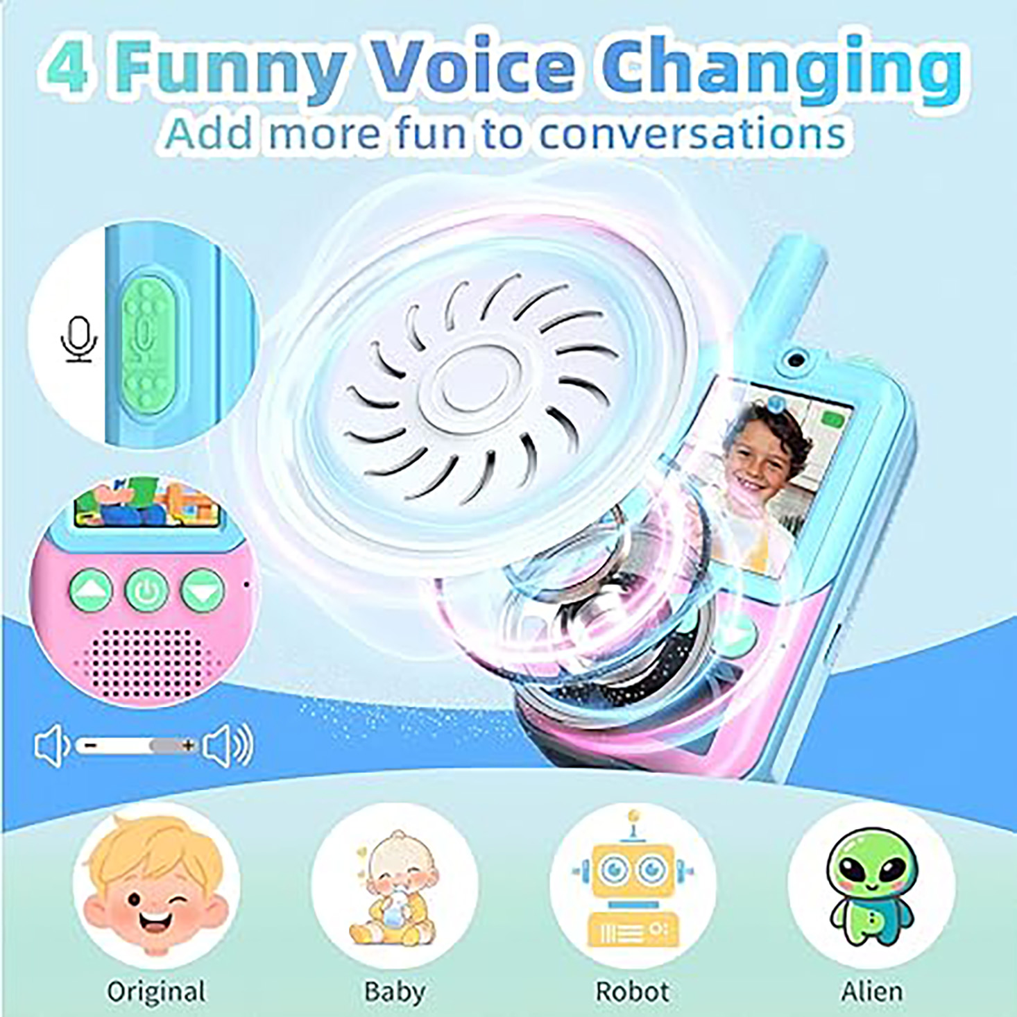 Talkies-walkies vidéo recharge - Kids Outdoor Voices avis et prix