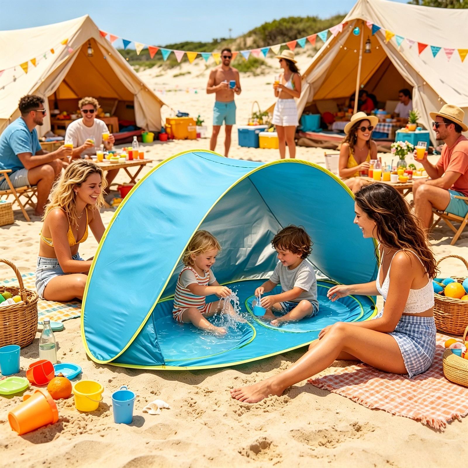 Tente de plage pour enfants, p - Kids Outdoor Teepee avis et prix