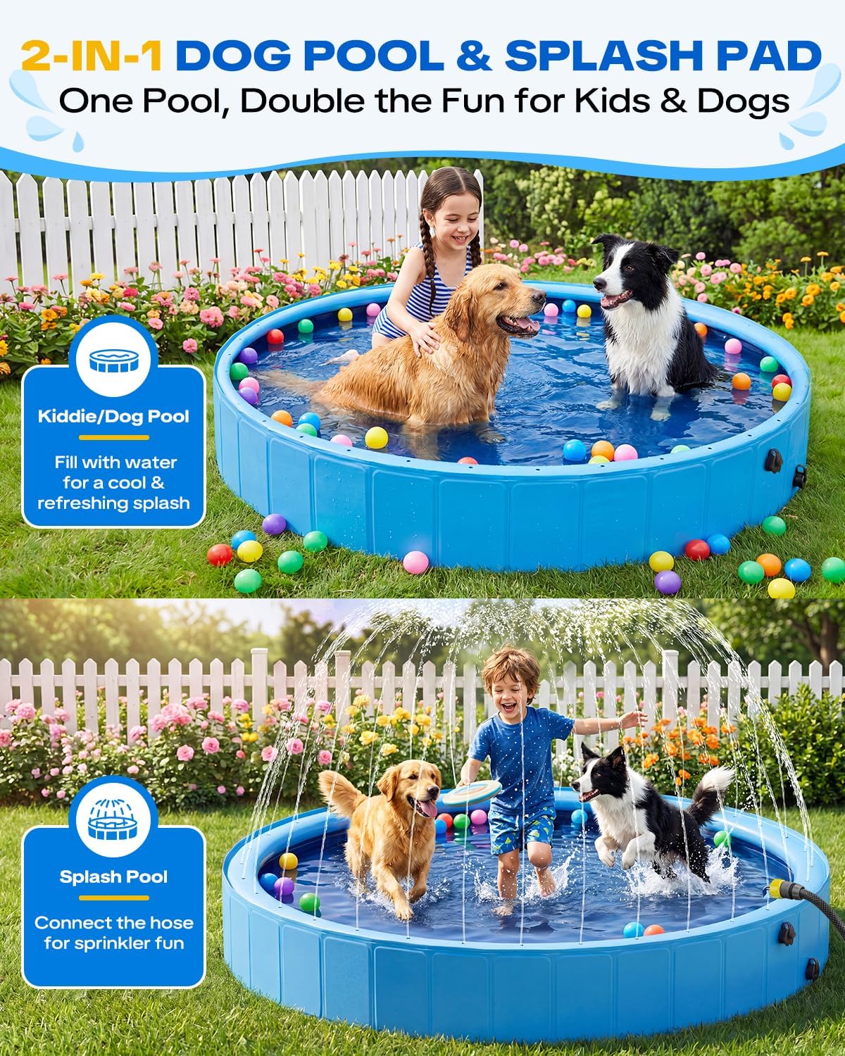 Pataugeoire pliable en PVC gra - Sprinkler Splash Pad avis et prix