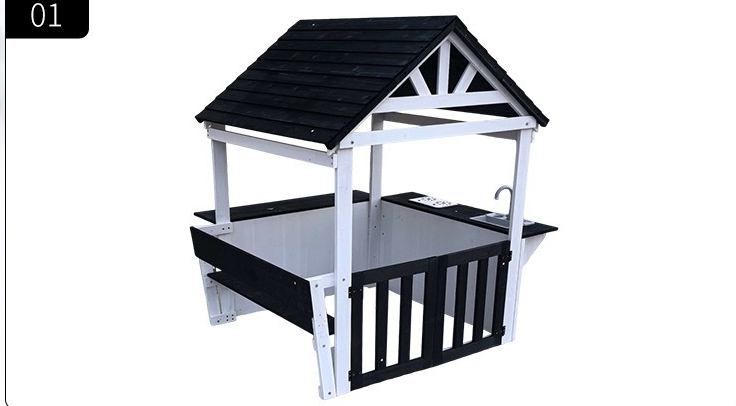 Maisonnette de jeu en bois pou - Kids Outdoor Cubby House avis et prix