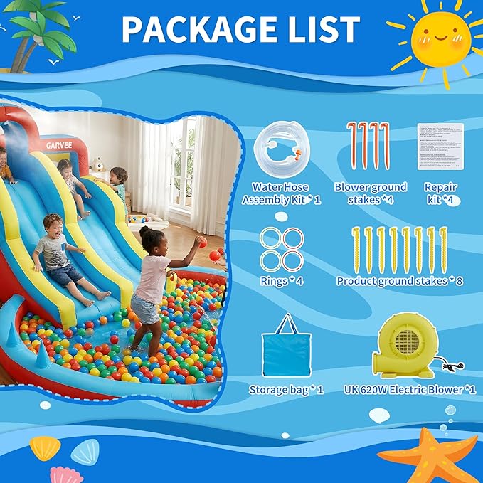 Parc aquatique gonflable 8-en- - Kids Outdoor Climbing avis et prix