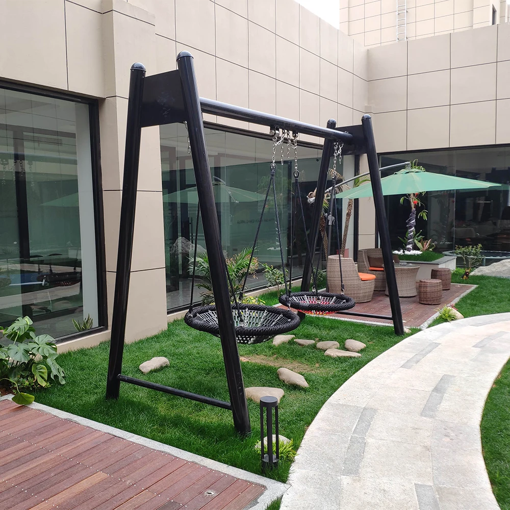Balançoire d'extérieur double  - Kids Outdoor Nest Swing avis et prix