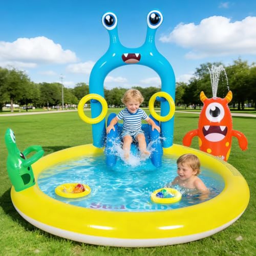 Aire de jeux gonflable aquatiq - Sprinkler Splash Pad avis et prix