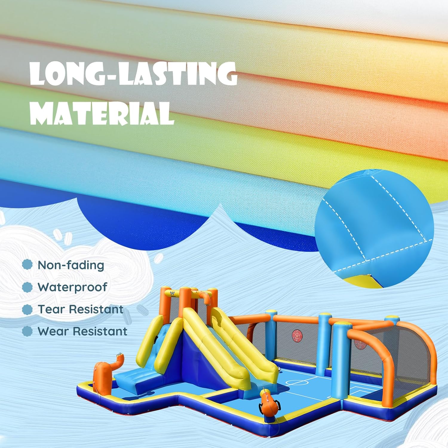 Toboggan aquatique gonflable g - Kids Outdoor Climbing avis et prix