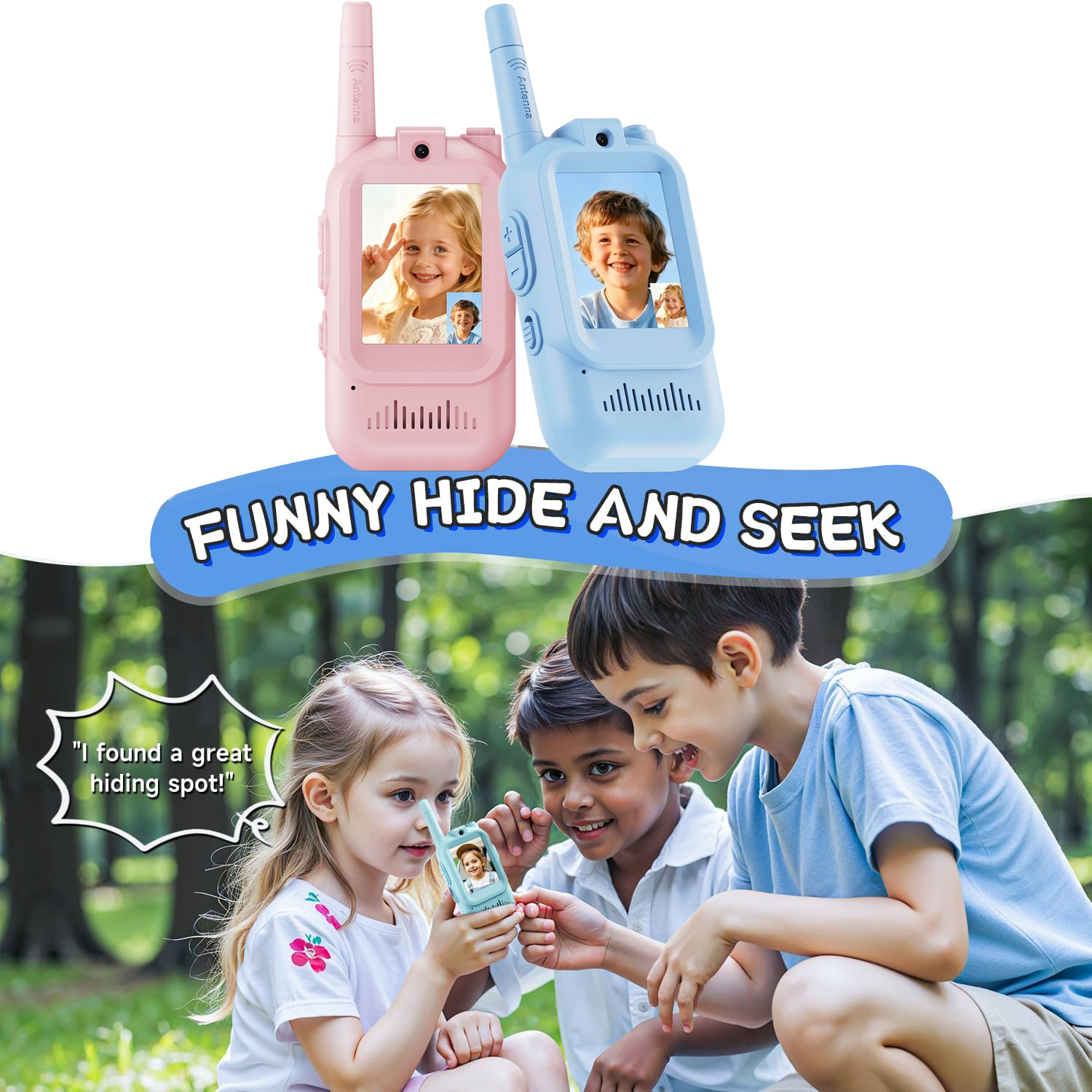 Pack de 2 talkies-walkies vidé - Kids Outdoor Voices avis et prix