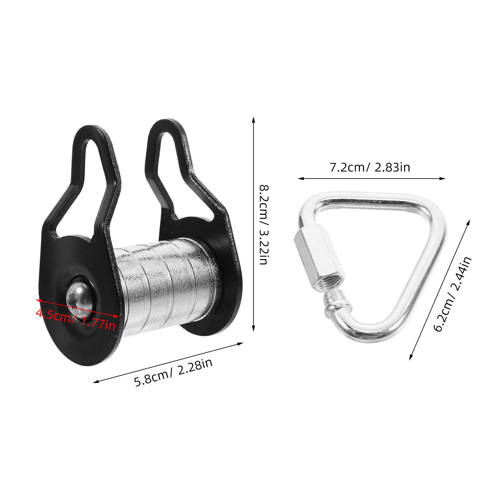 Poulie en fer pour Slackline p - Kids Outdoor Climbing avis et prix