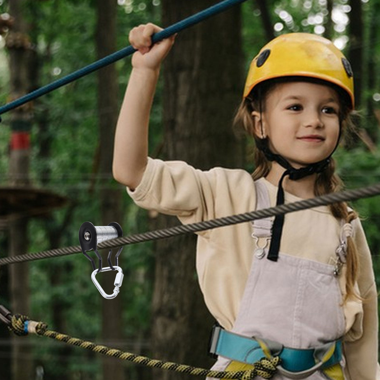 Poulie en fer pour Slackline p - Kids Outdoor Climbing avis et prix