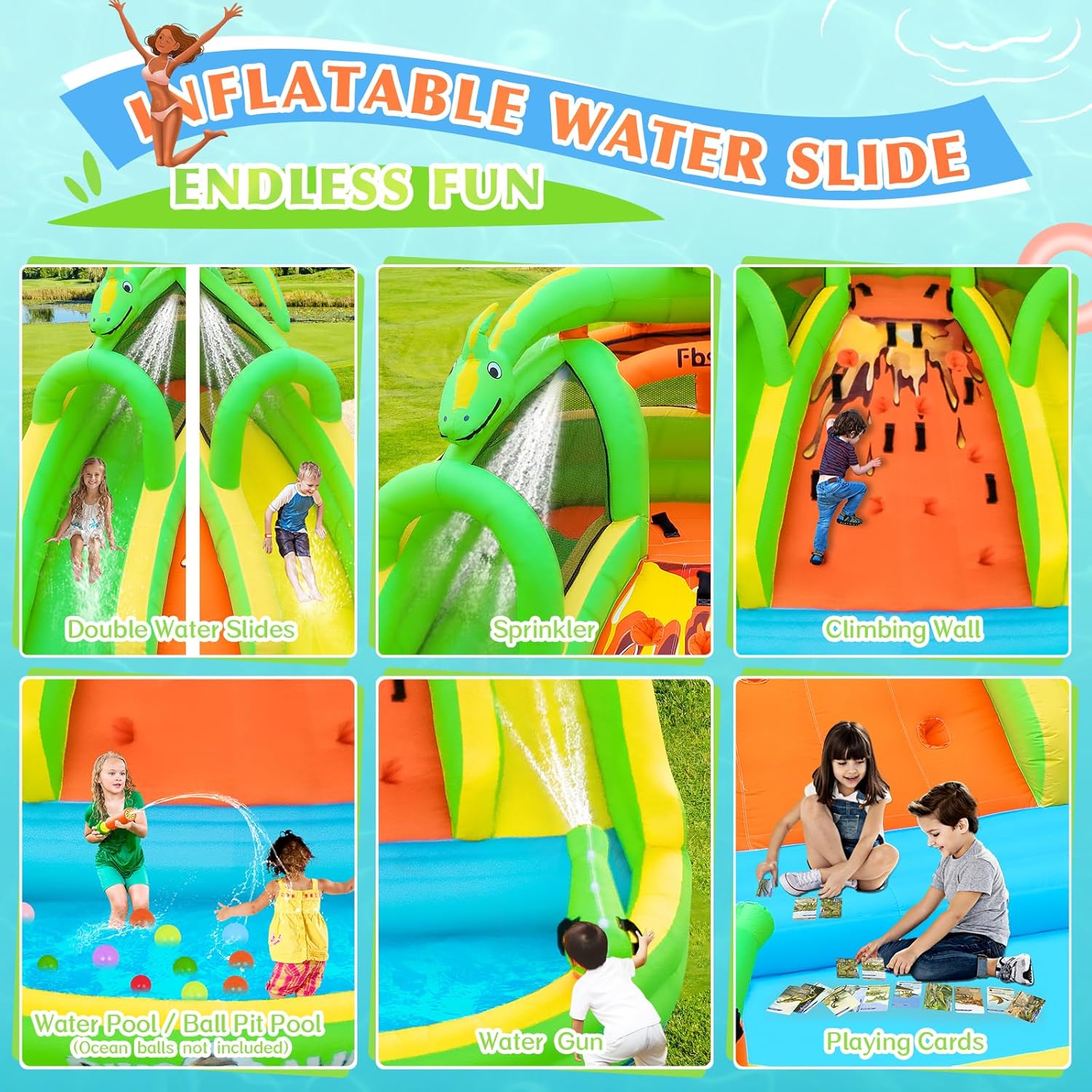 Château gonflable pour enfants - Kids Outdoor Climbing avis et prix