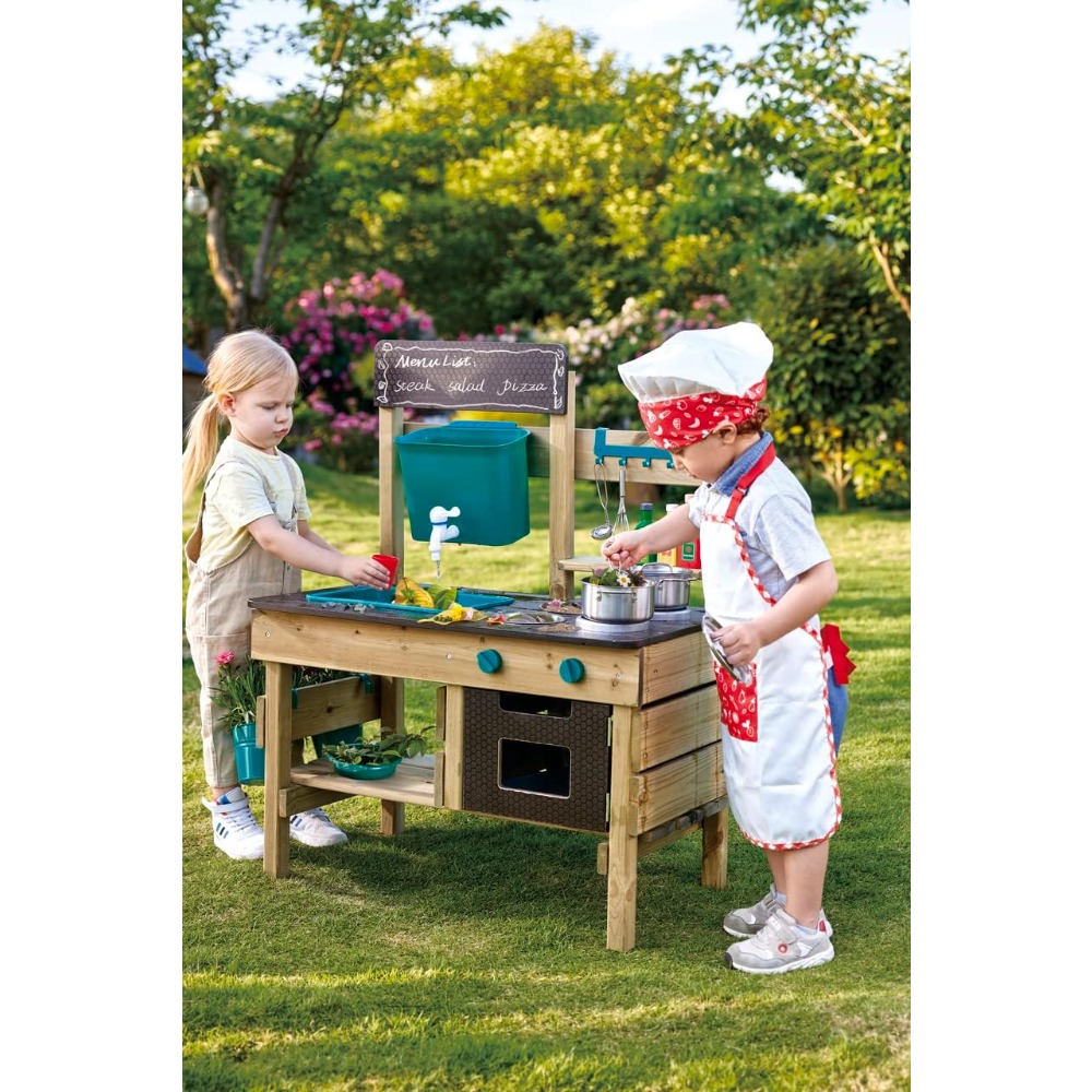 Cuisine de jeu en bois d'extér - Kids.Outdoor Utensils avis et prix