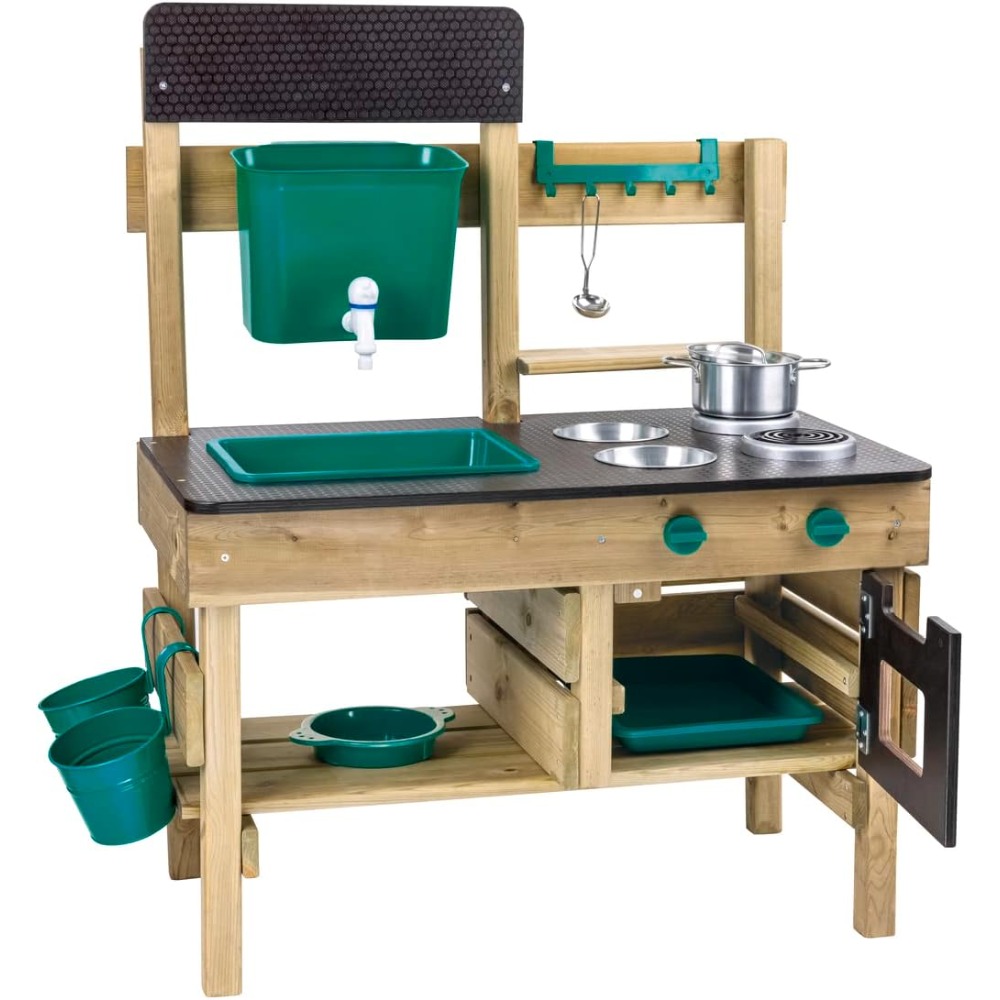 Cuisine de jeu en bois d'extér - Kids.Outdoor Utensils avis et prix