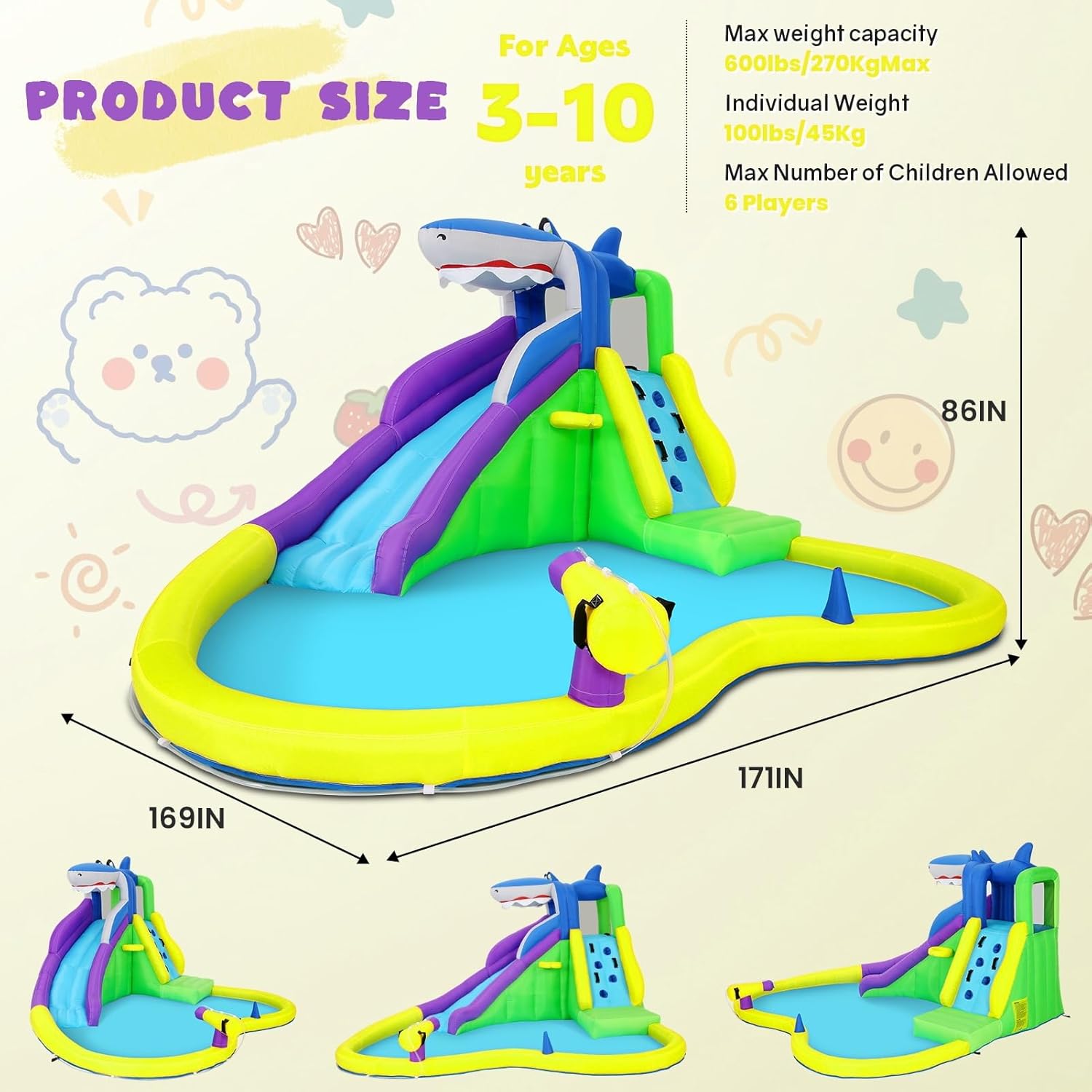 Structure gonflable 13x14 pied - Kids Outdoor Climbing avis et prix