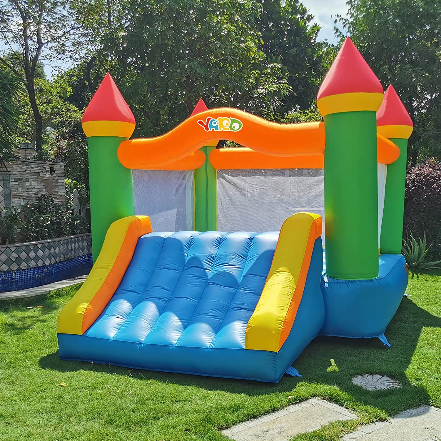 Maison de Rebond Gonflable ave - Kids Outdoor Wendy House avis et prix
