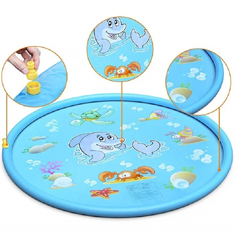 Tapis d'arrosage rond gonflabl - Sprinkler Splash Pad avis et prix