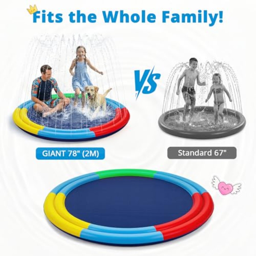 Tapis d'arrosage pour enfants  - Sprinkler Splash Pad avis et prix
