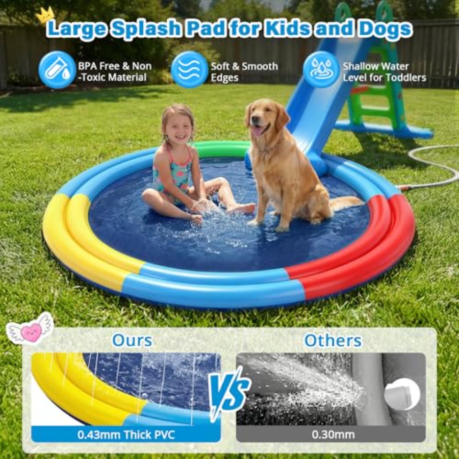 Tapis d'arrosage pour enfants  - Sprinkler Splash Pad avis et prix