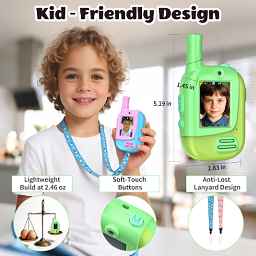 Lot de 2 talkies-walkies vidéo - Kids Outdoor Voices avis et prix