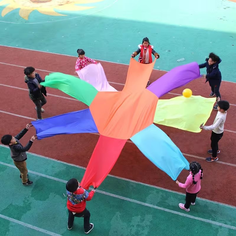 Grand Parachute Arc-en-ciel et - Kids Outdoor Wendy House avis et prix