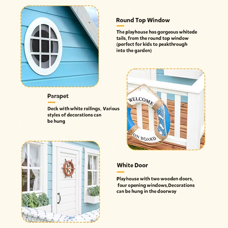 Maisonnette de jardin en bois  - Kids Outdoor Cubby House avis et prix